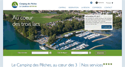Desktop Screenshot of camping-lelanderon.ch