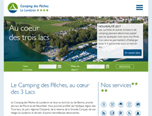 Tablet Screenshot of camping-lelanderon.ch